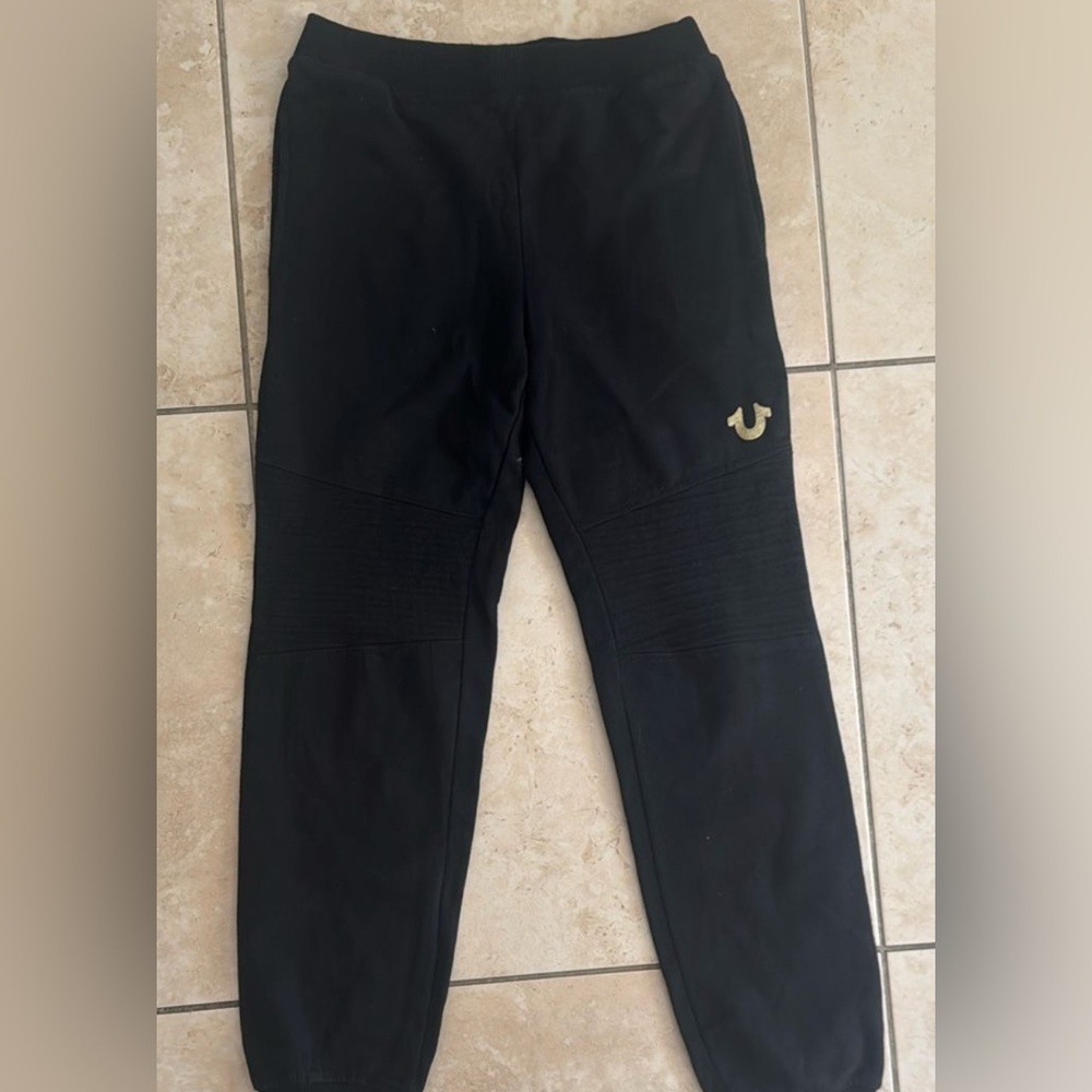 True Religion Black jogger Pants